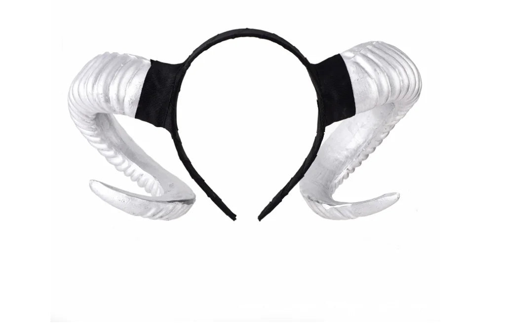 Ram Horn Headband, Dark Gothic Hair Accessory