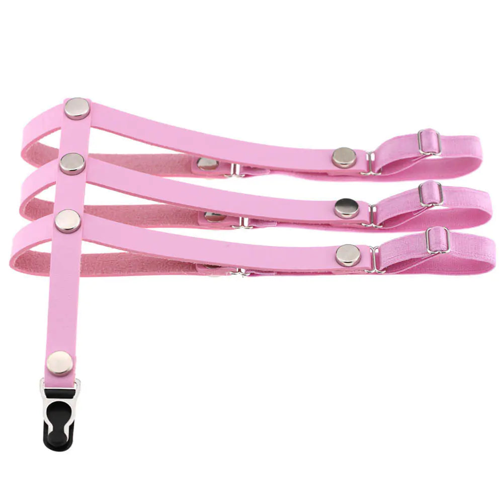 Gothic Stockings with Elastic Straps