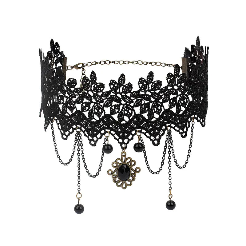 Gothic Style Choker Necklaces - Layered Design