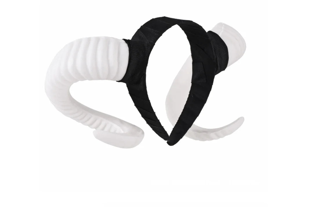 Ram Horn Headband, Dark Gothic Hair Accessory