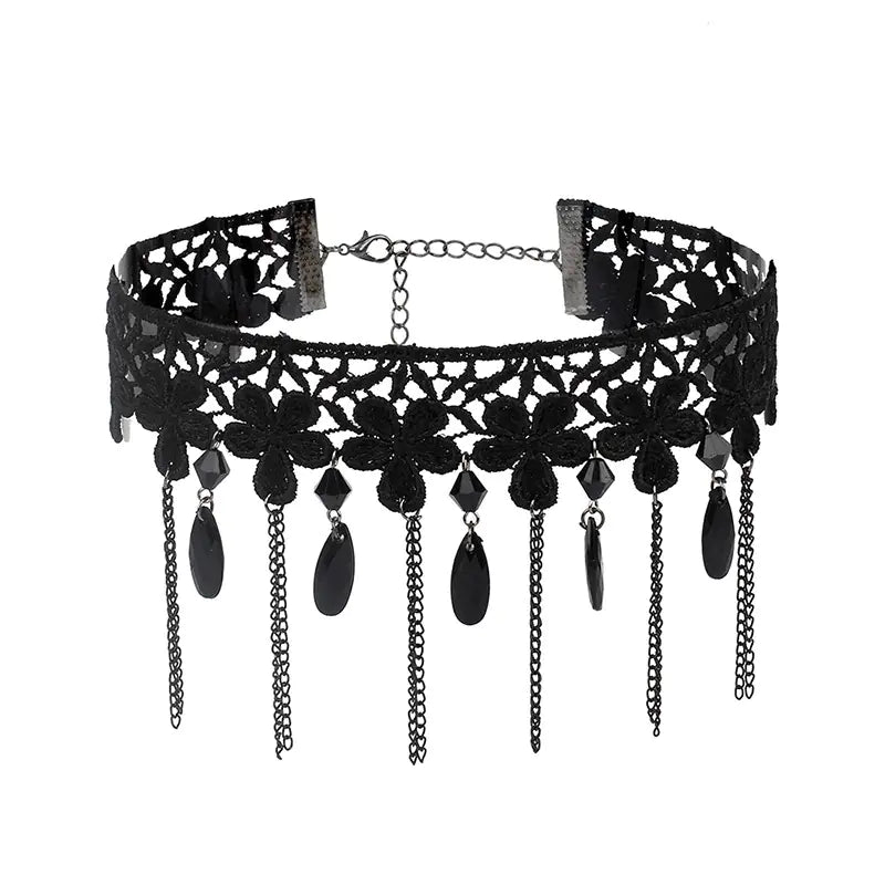 Gothic Style Choker Necklaces - Layered Design