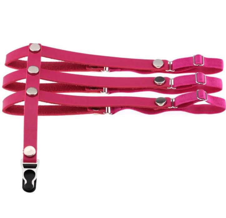 Gothic Stockings with Elastic Straps