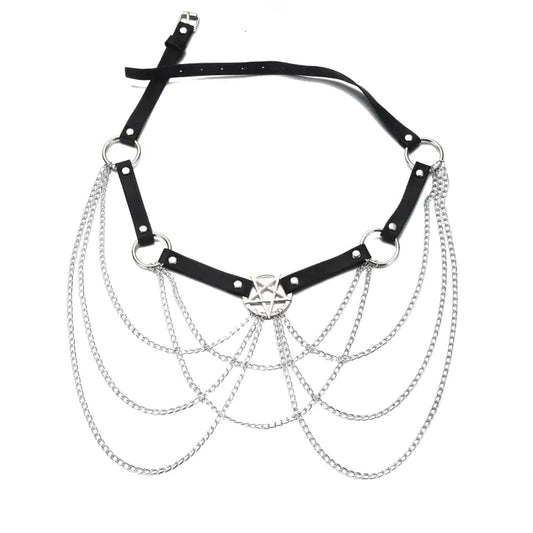 Pentagram Body Chain Jewelry