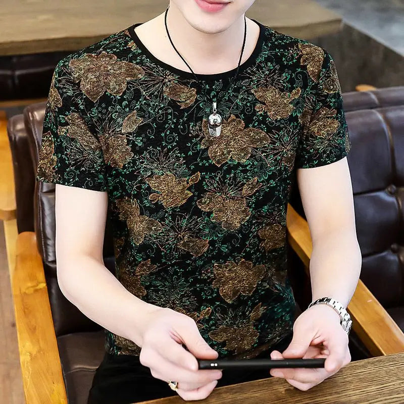 Goth Grunge Graphic Tee - Ice Silk Slim Fit