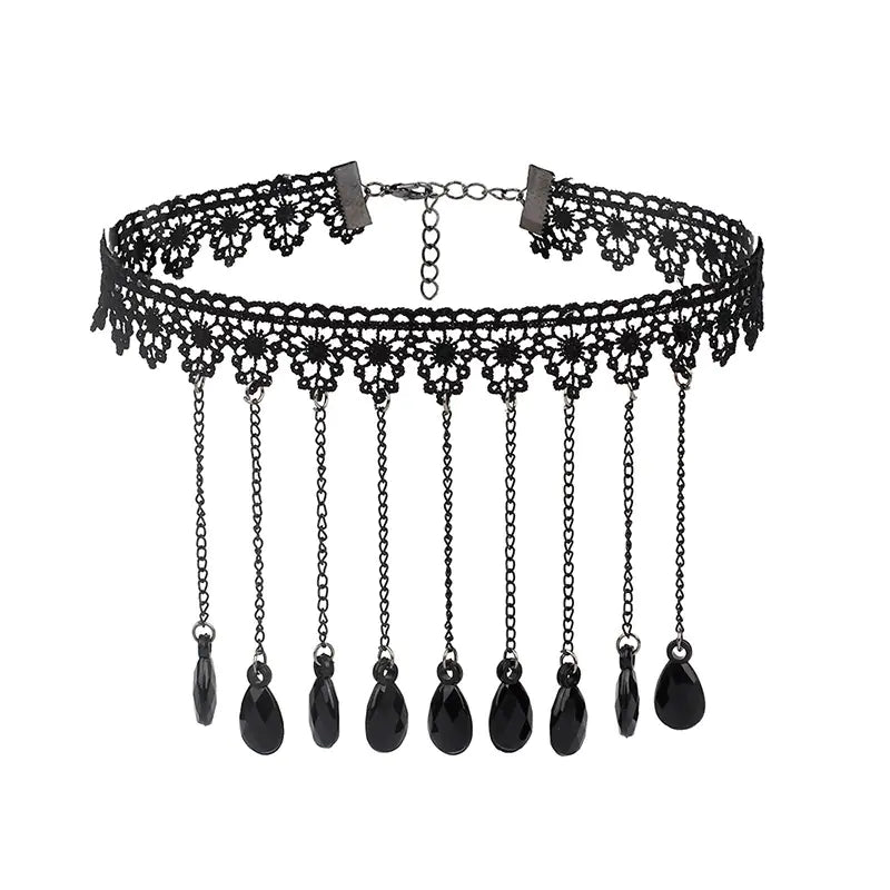 Gothic Style Choker Necklaces - Layered Design