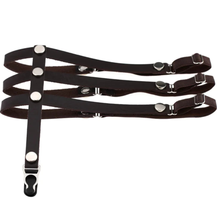 Gothic Stockings with Elastic Straps