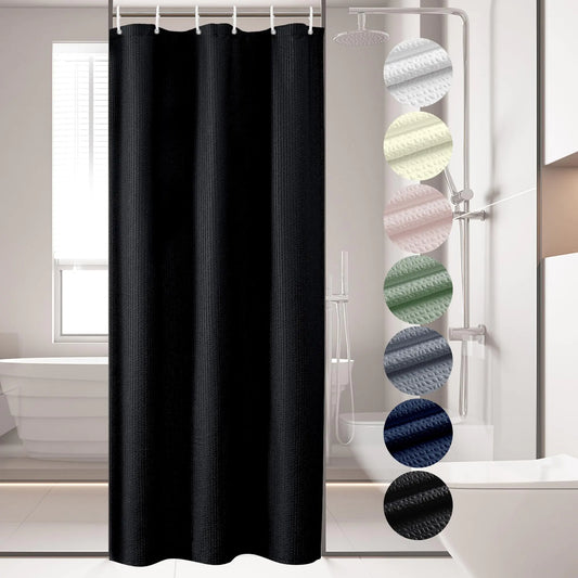 36 x 72 Inch Stall Fabric Shower Curtain