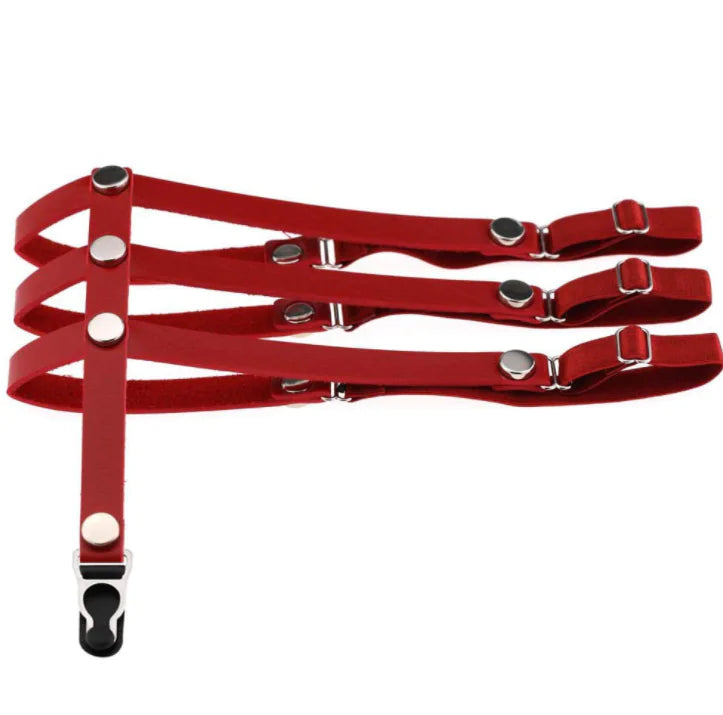 Gothic Stockings with Elastic Straps