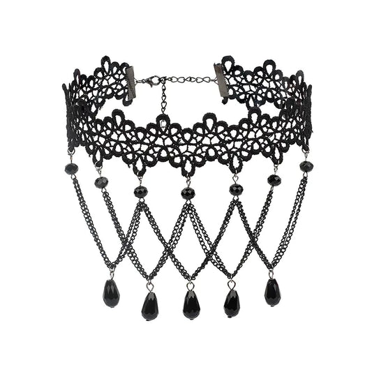 Gothic Style Choker Necklaces - Layered Design