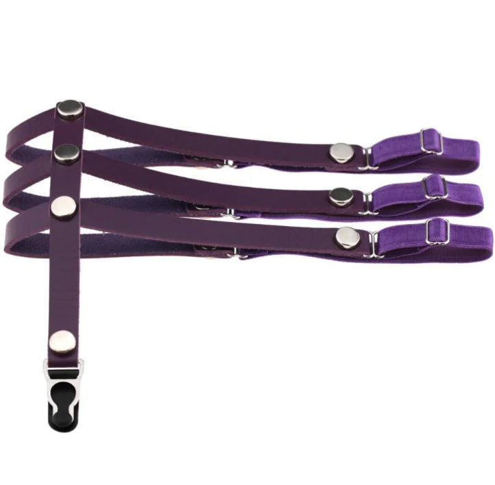 Gothic Stockings with Elastic Straps