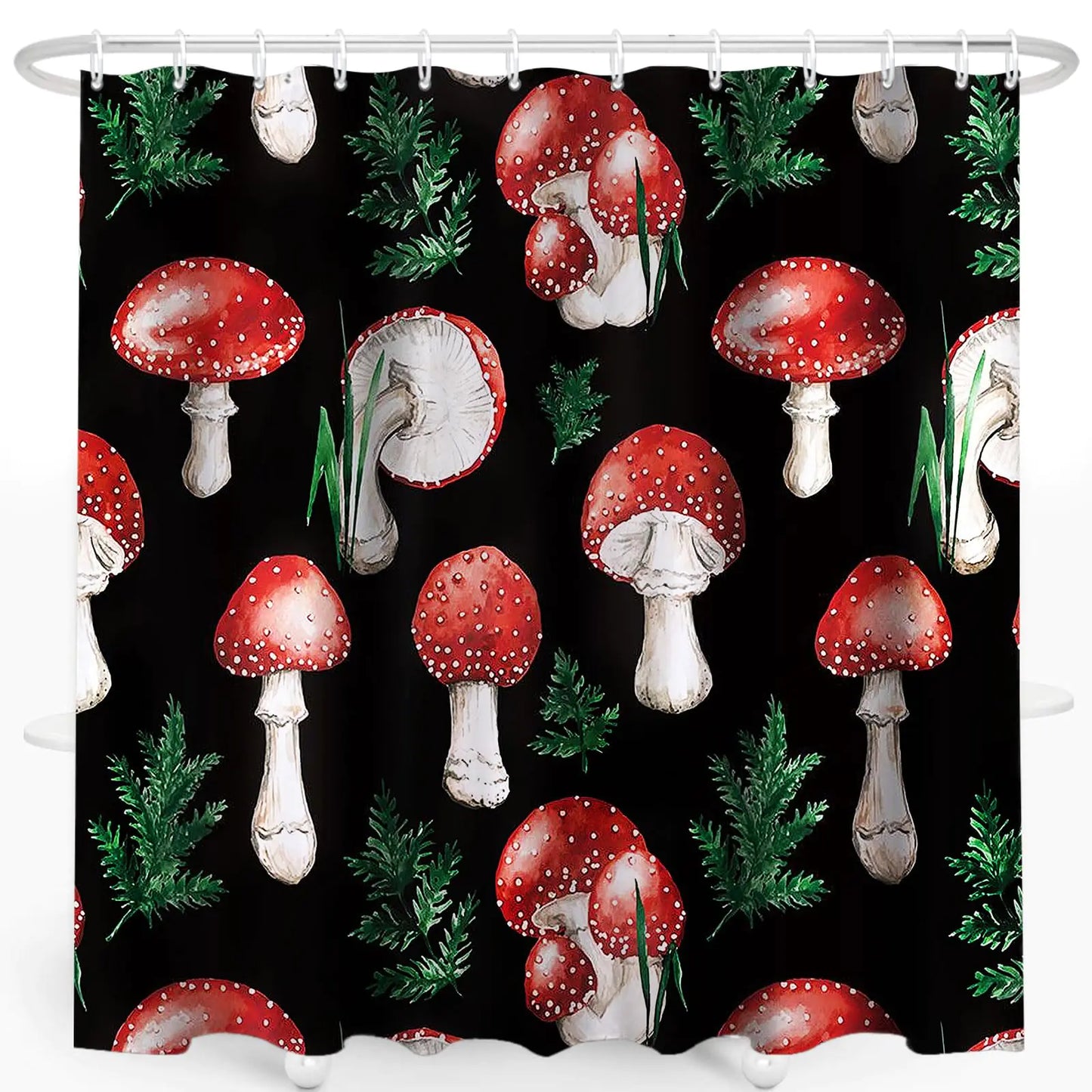 Mushroom Cloth Shower Curtain