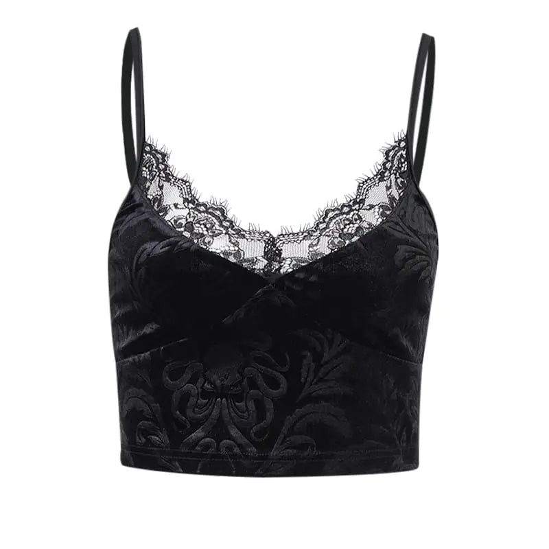 Gothic Lace Camisole Tank Top
