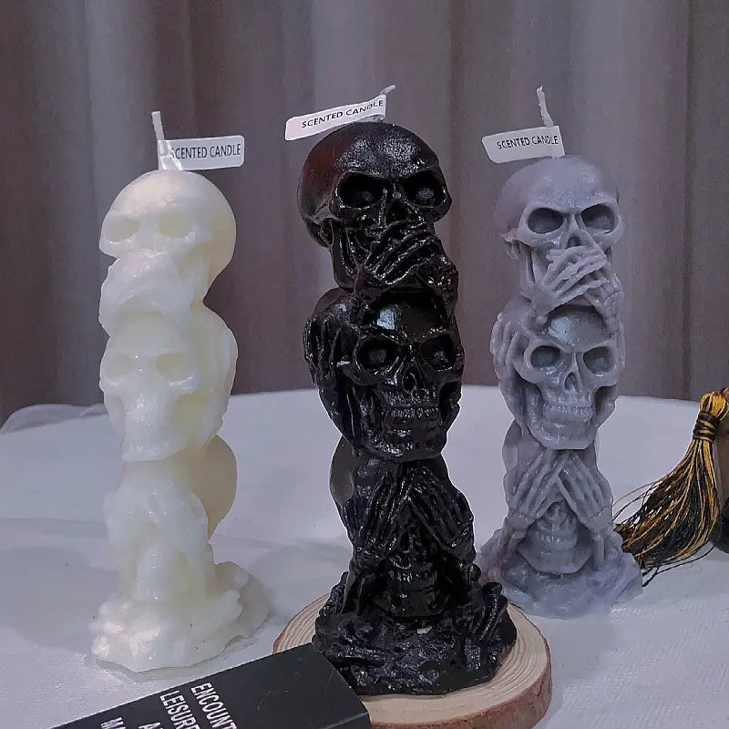 2PCS Skull Scented Candles