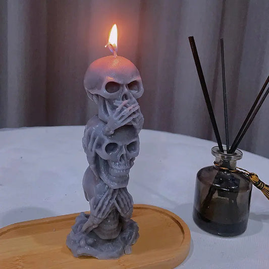 2PCS Skull Scented Candles