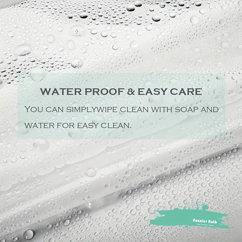 Clear PEVA Shower Curtain/Liner with Hooks and Magnets