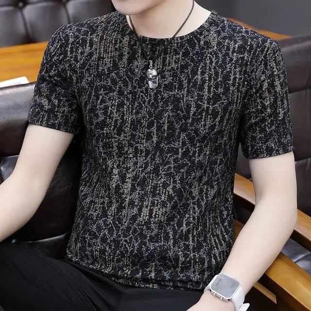 Goth Grunge Graphic Tee - Ice Silk Slim Fit